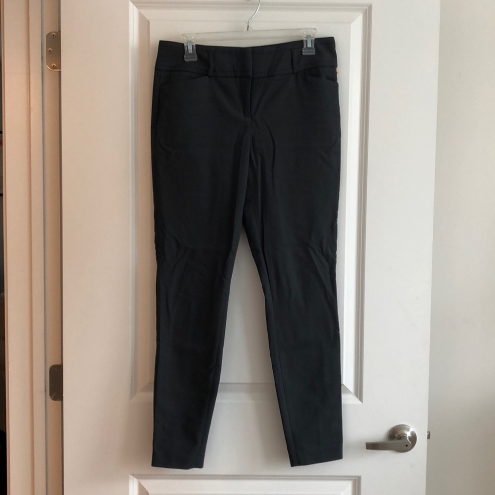 Dark Grey Ankle-length Work Pants